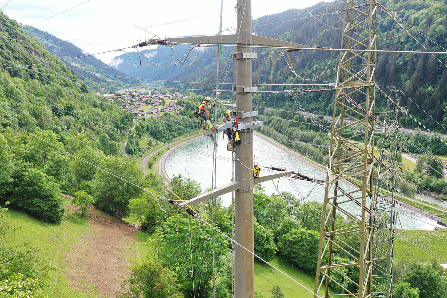 Lavorare su una linea a 60 kV