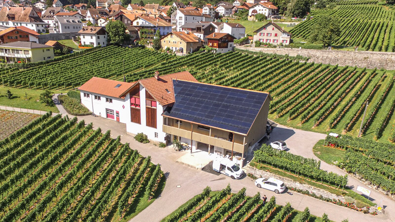 Private Solaranlage in Malans